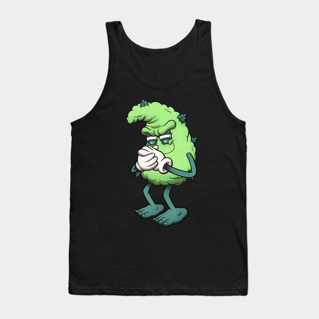 Evil Bud Character Tank Top by TheMaskedTooner